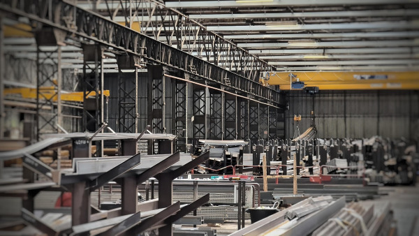 structural steel beams construction frame